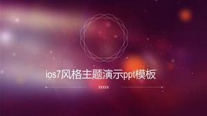 ios7 style theme presentation ppt template