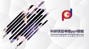 Modello ppt di dichiarazione del progetto di ricerca scientifica