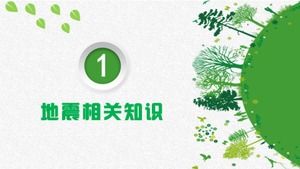 Deprem yardımı teması sınıf toplantısı ppt şablonu