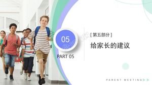 Templat ppt pertemuan orang tua periode angin sederhana