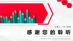 Modello ppt per la difesa della tesi accademica neolaureato in stile semplice