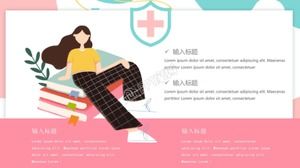 Plantilla ppt general de guía de prevención de epidemias de campus cálido y simple