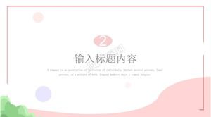 Template ppt umum pertahanan tesis kelulusan kecil yang segar