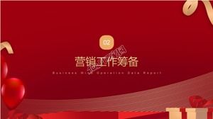 Golden double unsprezece șablon ppt de planificare a evenimentelor de marketing