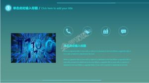 Modello ppt per riunioni di classe a tema per l'educazione alla sicurezza della rete degli studenti delle scuole medie