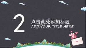 Cinta perlindungan lingkungan dan template ppt pertemuan kelas tema lingkungan