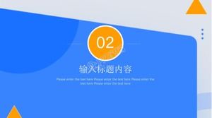 Modello ppt generale di reclutamento aziendale aziendale minimalista blu