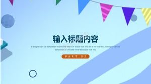 Blue concise corporate employee training guide ppt template