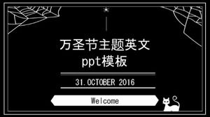 Halloween theme English ppt template