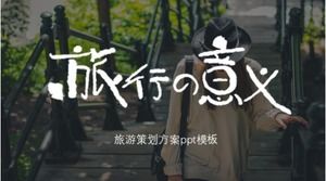 Travel planning plan ppt template