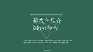 Oyun ürünü tanıtım ppt şablonu