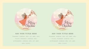 Plantilla ppt de la versión en inglés de la historia del libro de imágenes para niños que se encuentra con las flores y el verano