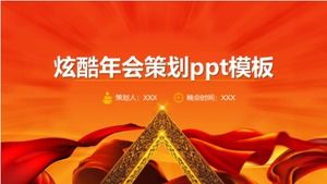 Coole ppt-Vorlage für die Planung von jährlichen Meetings