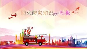 Modelo de ppt de conhecimento de prevenção de incêndios e desastres