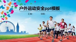 Templat ppt keselamatan olahraga luar ruangan