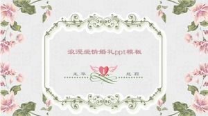 Modèle ppt de mariage d'amour romantique