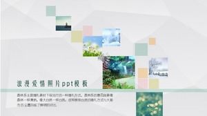 Romantic love photo ppt template