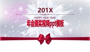 Roczne spotkanie nagrody szablon wideo ppt