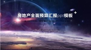 Modèle ppt de rapport sur le budget complet de l'immobilier