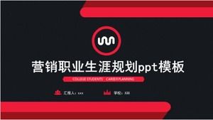 Template ppt perencanaan karir pemasaran