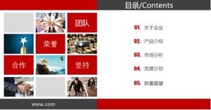 Modèle ppt d'affichage de produit intelligent