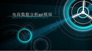 Template ppt analisis data e-niaga