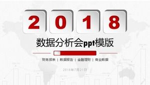 Plantilla ppt de reunión de análisis de datos