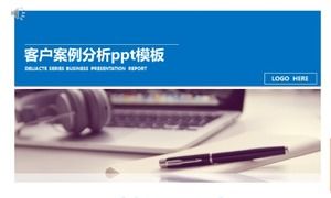 Modèle ppt d'analyse de cas client