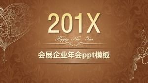 Exhibition enterprise annual meeting ppt template