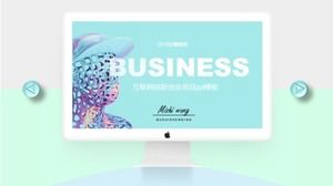 Internet innovation and entrepreneurship project ppt template