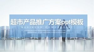 Supermarket plan promocji produktu szablon ppt