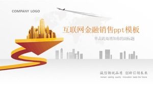 Modèle ppt de vente financière sur Internet