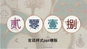 Modello ppt in stile palazzo