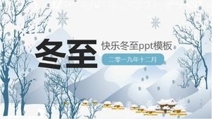 Happy winter solstice ppt template