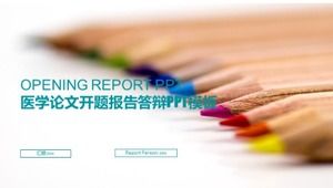 Medical thesis opening report defense ppt template