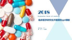 Modèle PPT de rapport de proposition d'études supérieures en médecine clinique