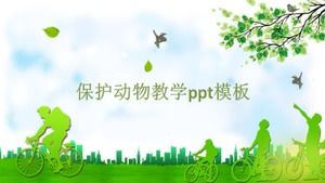 قالب تعليم حماية الحيوان ppt