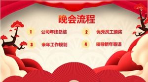 2019 şirket yılsonu özet konferansı yıllık toplantısı ppt şablonunu dört gözle bekliyorum