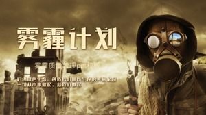 Smog kalite yönetimi ppt şablonu