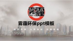 Șablon ppt pentru protecția mediului smog