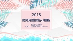 Template ppt laporan bulanan keuangan