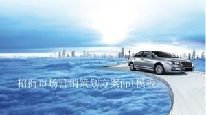 Modello ppt del piano di marketing per commercianti