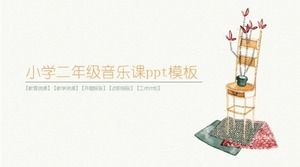 Modello ppt di lezione di musica di seconda elementare della scuola primaria
