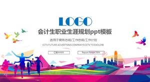 Modèle ppt de planification de carrière d'étudiant en comptabilité