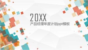 PPT-Vorlage für den Jahresplan des Produktmanagers