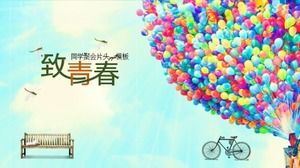 Classmate reunion opening ppt template