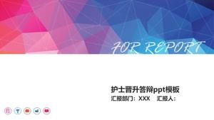 Modèle ppt de défense de la promotion de l'infirmière