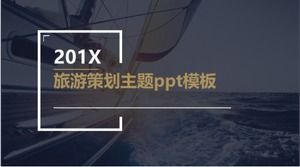 Travel planning theme ppt template