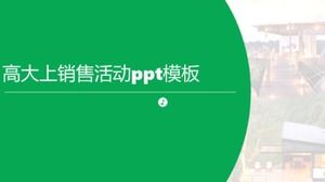 Wysoka aktywność sprzedaży szablon ppt