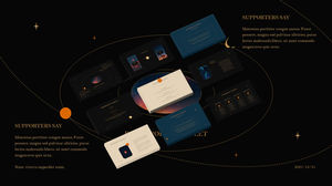 "안녕 2021" 고급 요약 일반 ppt 템플릿